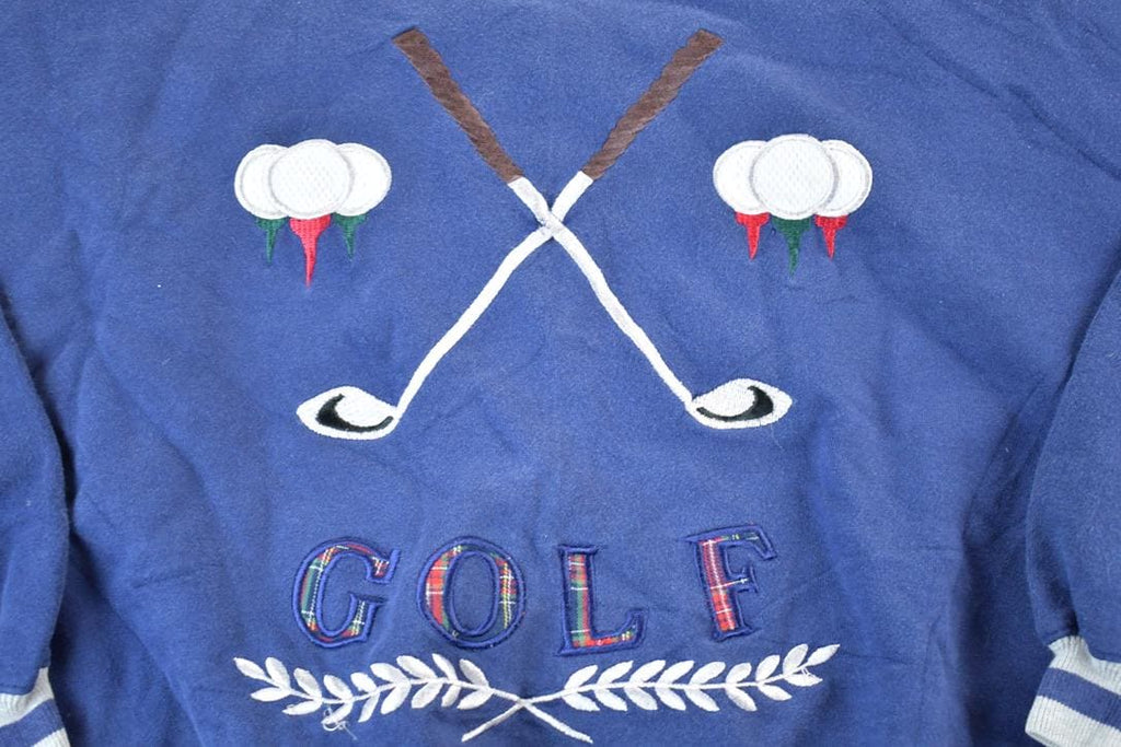 Vintage 1990s Golf Embroidered Crewneck Sweatshirt Mens M