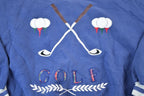 Vintage 1990s Golf Embroidered Crewneck Sweatshirt Mens M