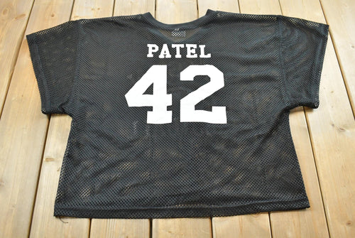 Vintage 1990s Mason Football Practice Jersey Shirt Men's XL / High School / 90s Jersey / Streetwear / Sports / Cropped