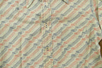 Vintage 1990s Yuk Yuk Abstract Pattern Button Up Shirt