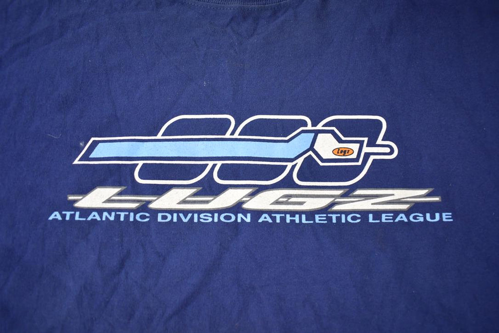 Vintage 1990s Lugz Athletic League Graphic T Shirt Made In USA
