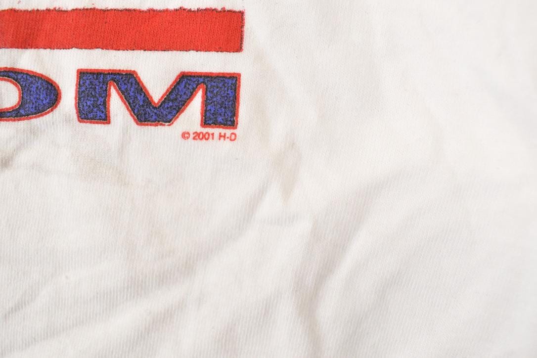 Vintage 2001 Harley Davidson Motorcycles Freedom Biker T-Shirt Men's M
