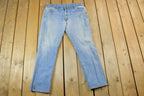 Vintage 1970s Saddle King Denim Jeans Size 40 x 30 Made In USA
