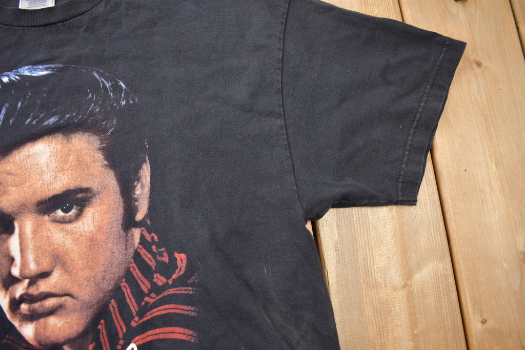 Vintage 1996 Elvis Presley Signature Band T-Shirt Single Stitch