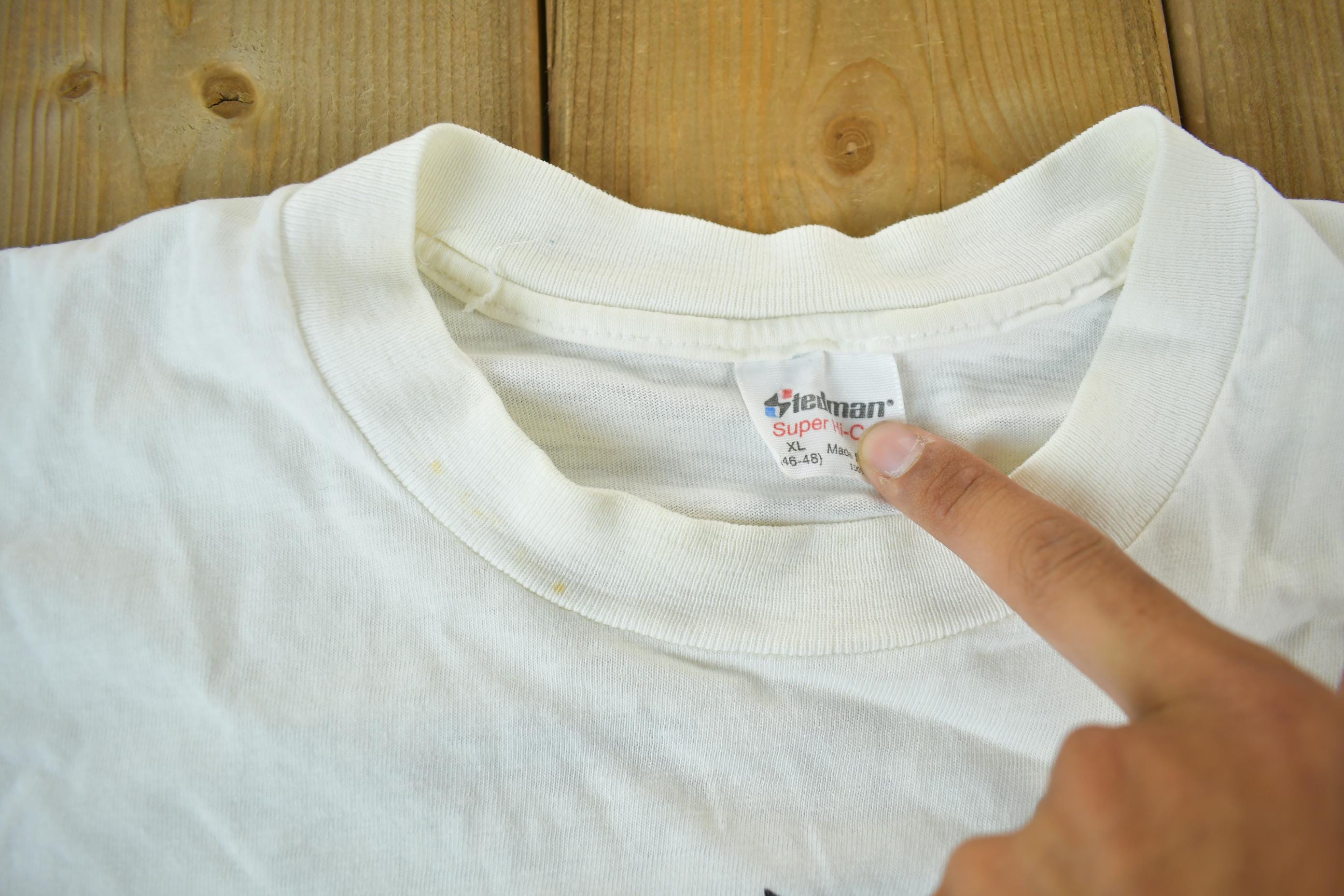 Vintage 1987 Billy & The Boingers Band T-Shirt Tour Men's XL