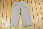Vintage 1990s Eileen Fisher Tan Chinos Size L