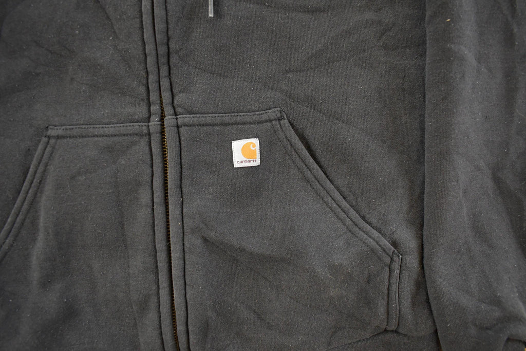 Vintage Y2K Carhartt Full Zip Thermal Lined Hoodie Sweatshirt Women's Small