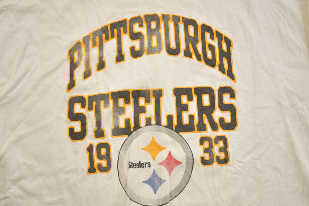 Vintage 1993 Pittsburgh Steelers NFL Crewneck Long Sleeve Shirt