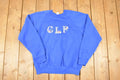 Vintage 1980s Better Basics CLP Embroidered Letters Crewneck Sweatshirt Men's M