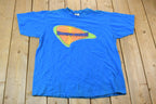 Vintage 1990s United Blues Apparel Single Stitch Graphic T-Shirt