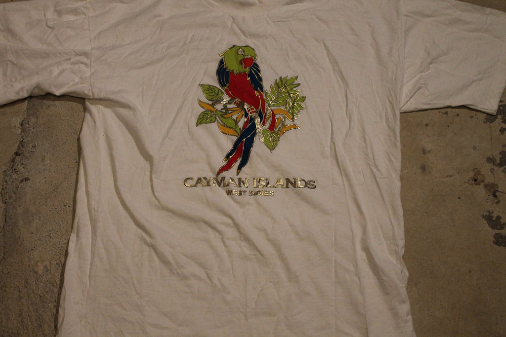 Vintage 1990s Cayman Islands Souvenir T Shirt
