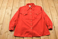 Vintage 1990s Red Button Up Shirt