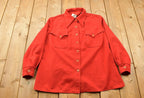 Vintage 1990s Red Button Up Shirt