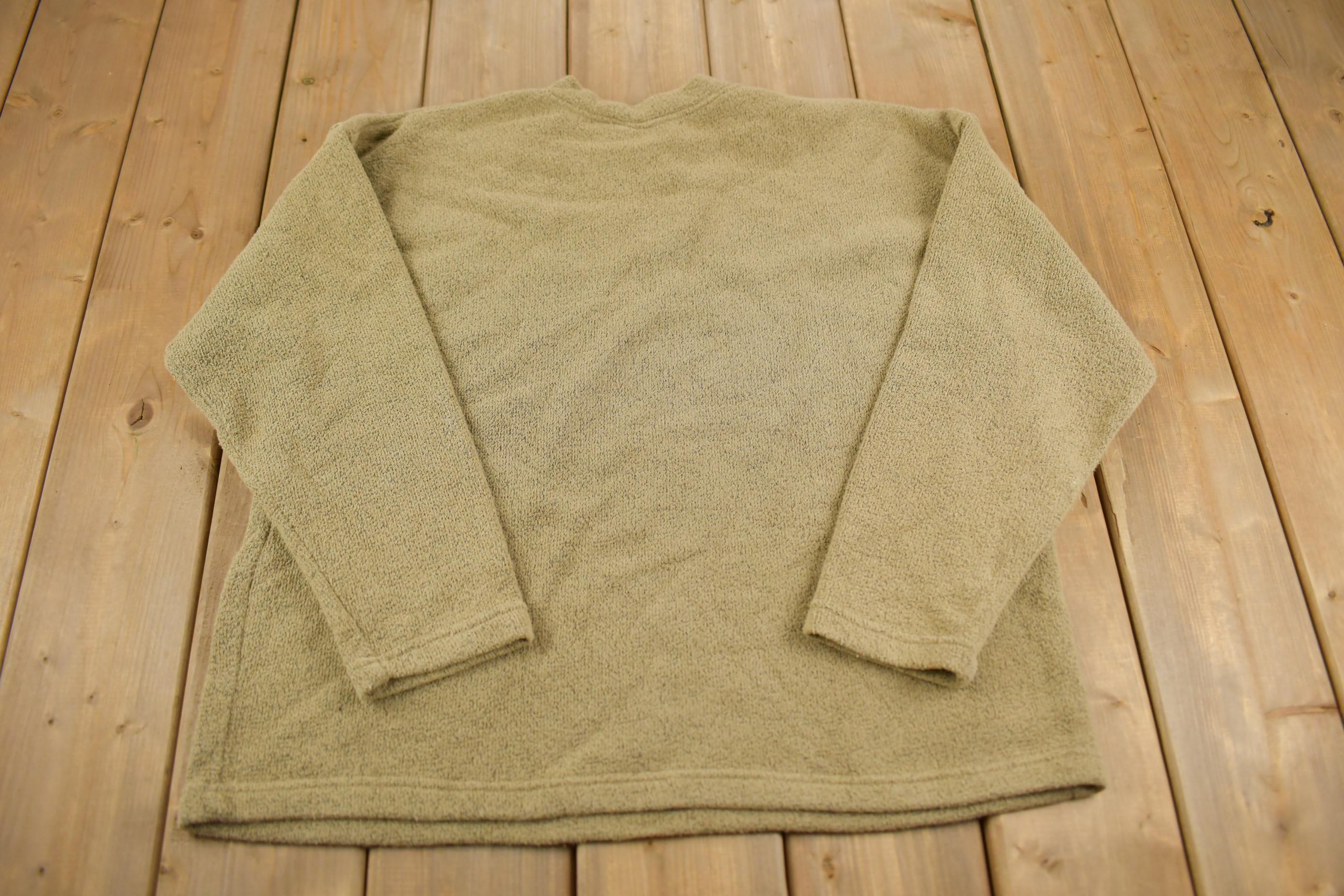 Vintage 1990s Maine Fleece Crewneck Sweatshirt