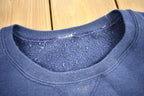 Vintage 1990s Russell Athletics Navy Blue Blank Crewneck Sweatshirt