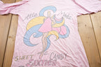 Vintage 1990s Sweet Candy Sixties Summer Graphic T-Shirt