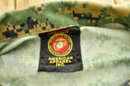 Vintage Marines Army Military Button Up Shirt