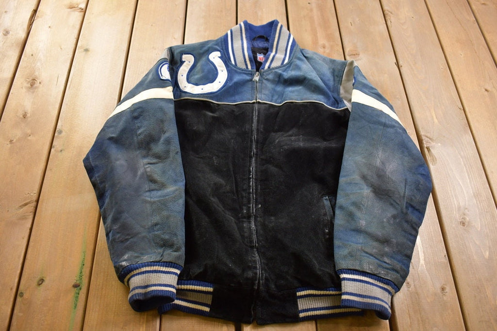 Vintage 1990s Indianapolis Colts NFL Letterman Jacket