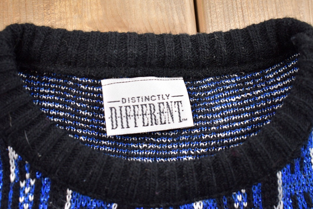 Vintage 1990s Knitted Crewneck Sweater