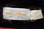 Vintage 1960s Betty Rose Full Length Faux Fur Coat