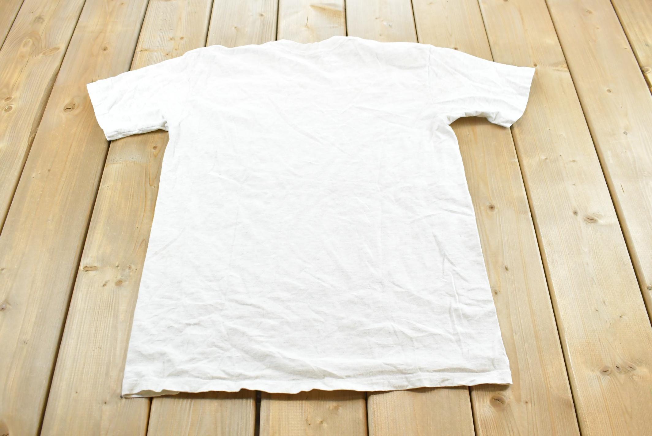 Vintage 1990s Blank Gray Pocket T-Shirt Men's M /