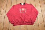 Vintage 1990s Cute Birdhouses Crewneck Sweatshirt
