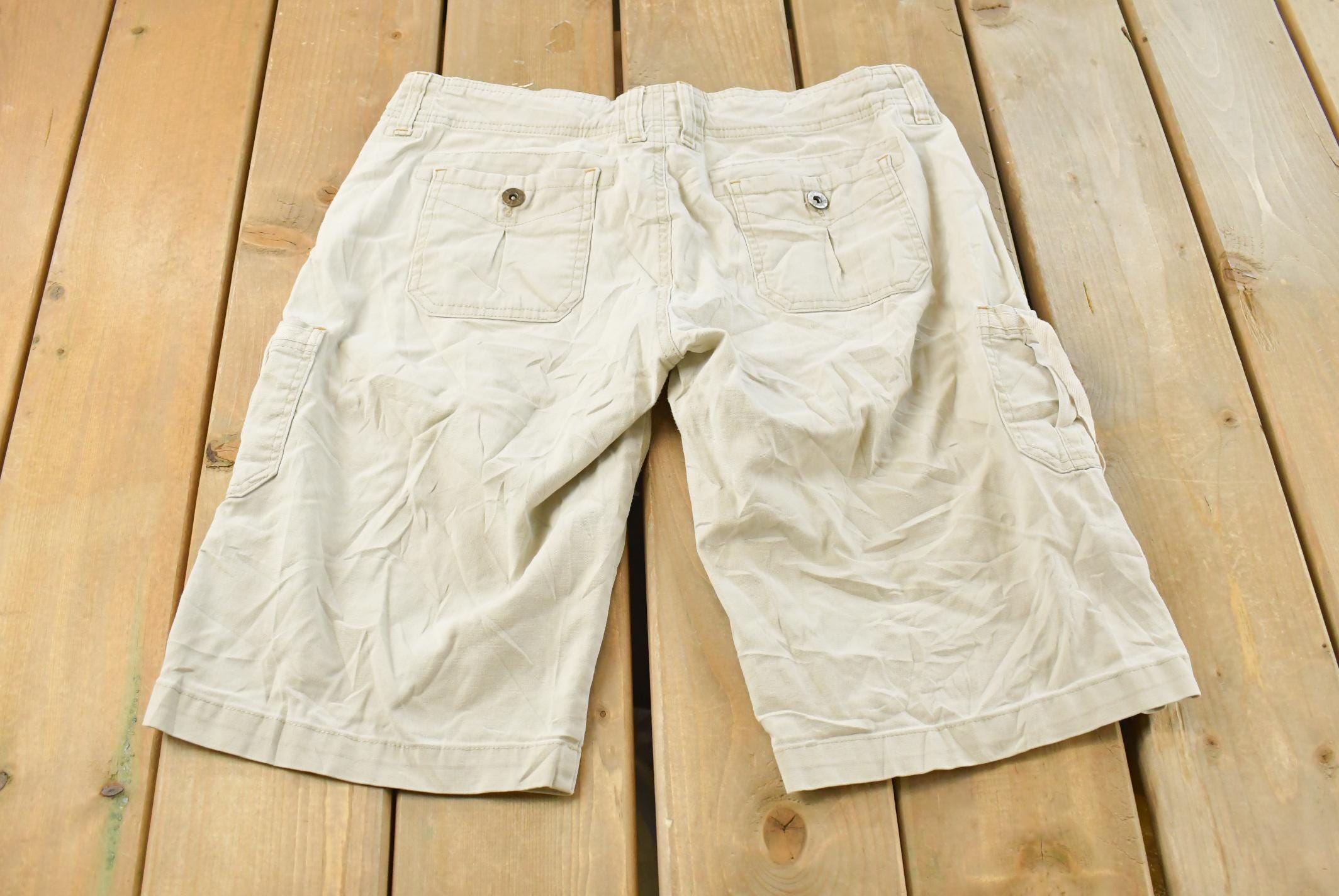 Vintage 1990s Life Energy Intelligence LEI Cargo Shorts Women's 33 / 90s Streetwear / Summer Wear