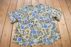 Vintage 1990s Alia Women's Tropical Button Up Shirt