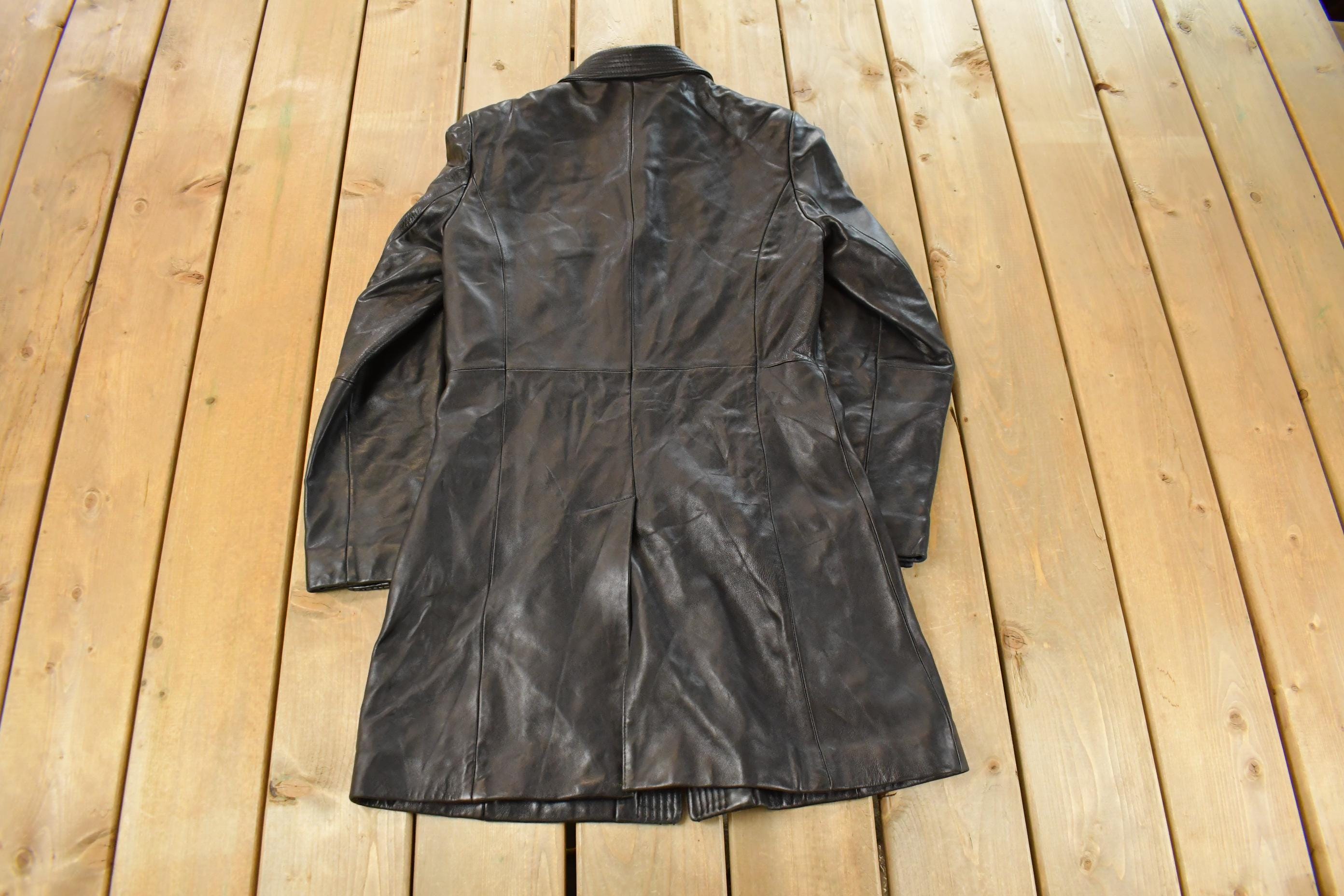 Vintage 1990s Casual Corner Leather Jacket Women's Small