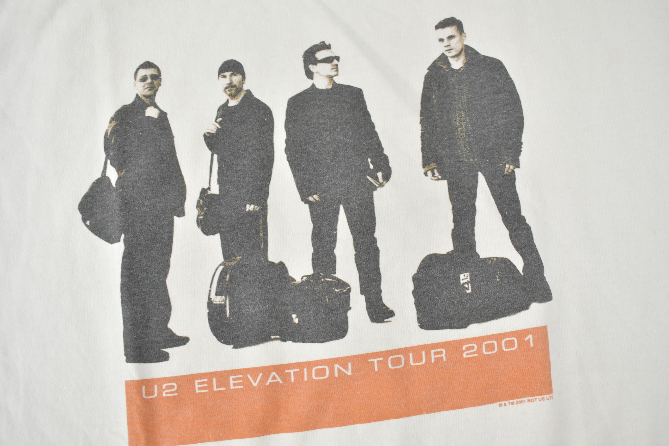 Vintage 2001 U2 Elevation Tour Band T-Shirt