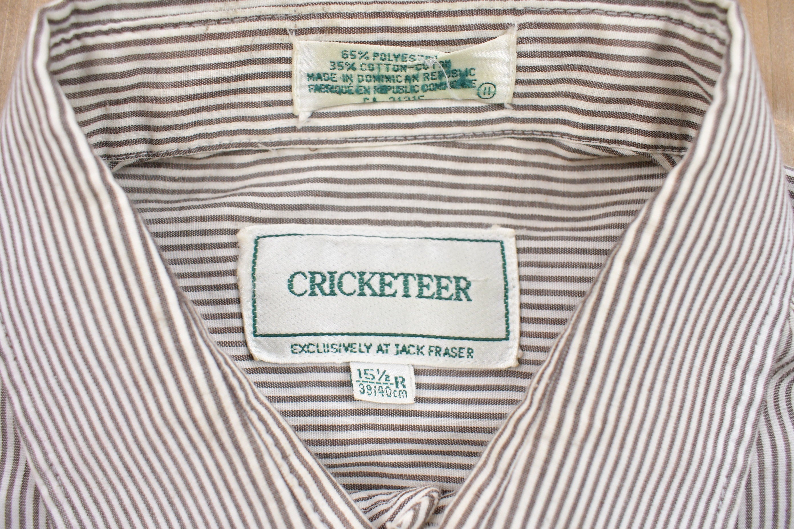 Vintage 1990s Cricketeer Button Up Dress Shirt