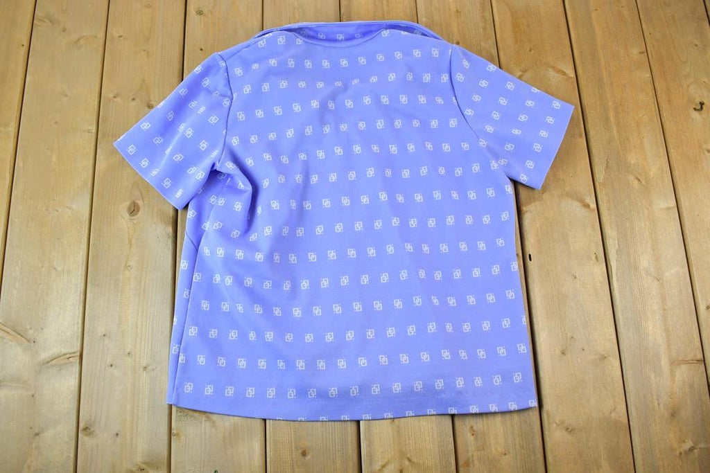 Vintage 1970s First Lady Fancy Button Up Shirt