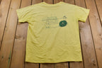 Vintage 1990s DVC Pocket Graphic T-Shirt  Streetwear  Retro Style  Single Stitch  Made In USA  90s Graphic Tee