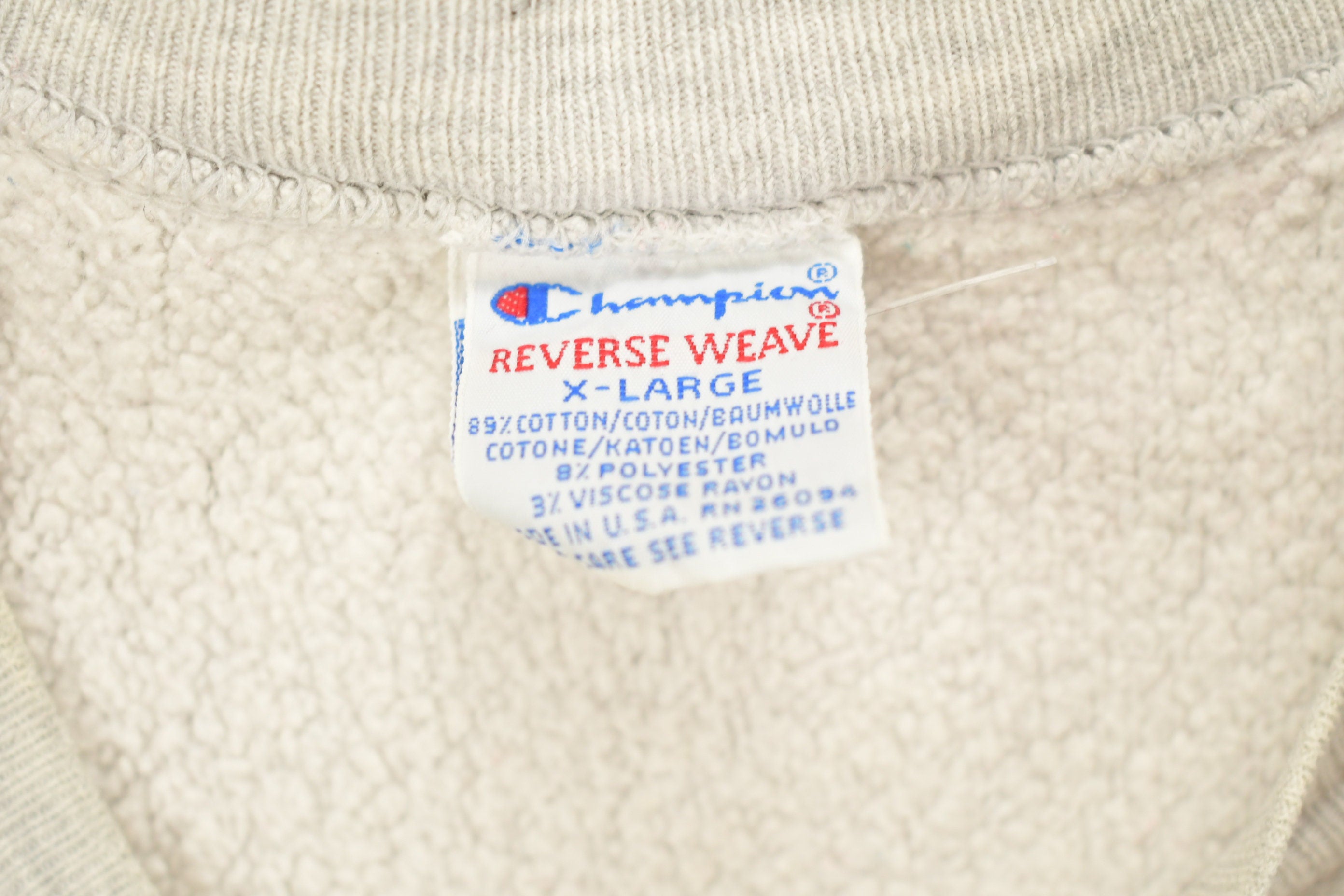 Vintage 1990s Iona College Champion Reverse Weave Crewneck