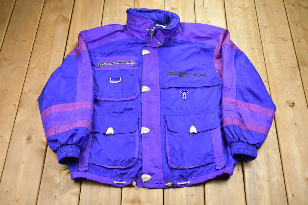 Vintage 1990s Phenix Sports Ski Windbreaker Jacket