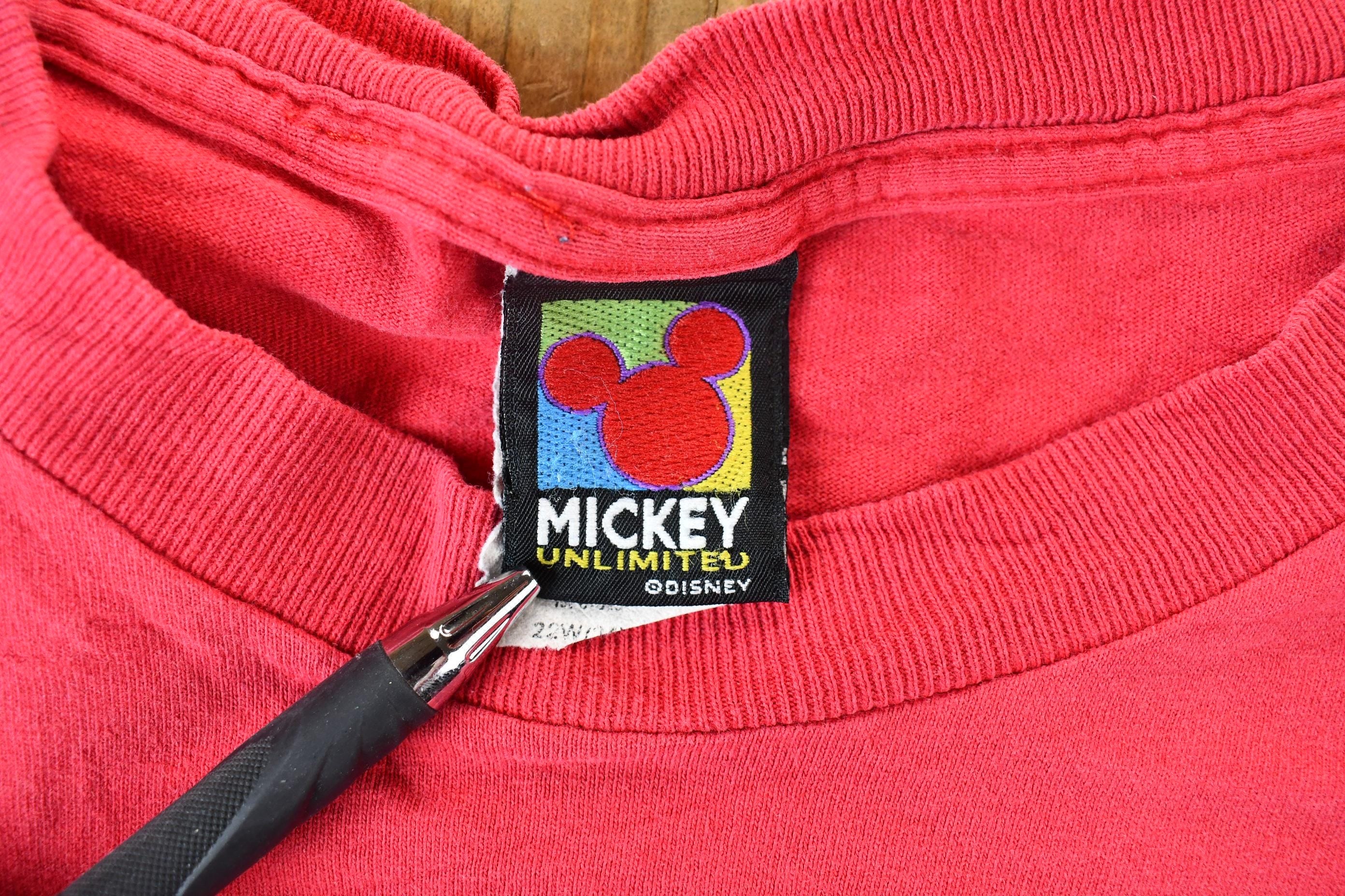 Vintage 1990s Walt Disney World Orlando Florida Souvenir Graphic T-Shirt
