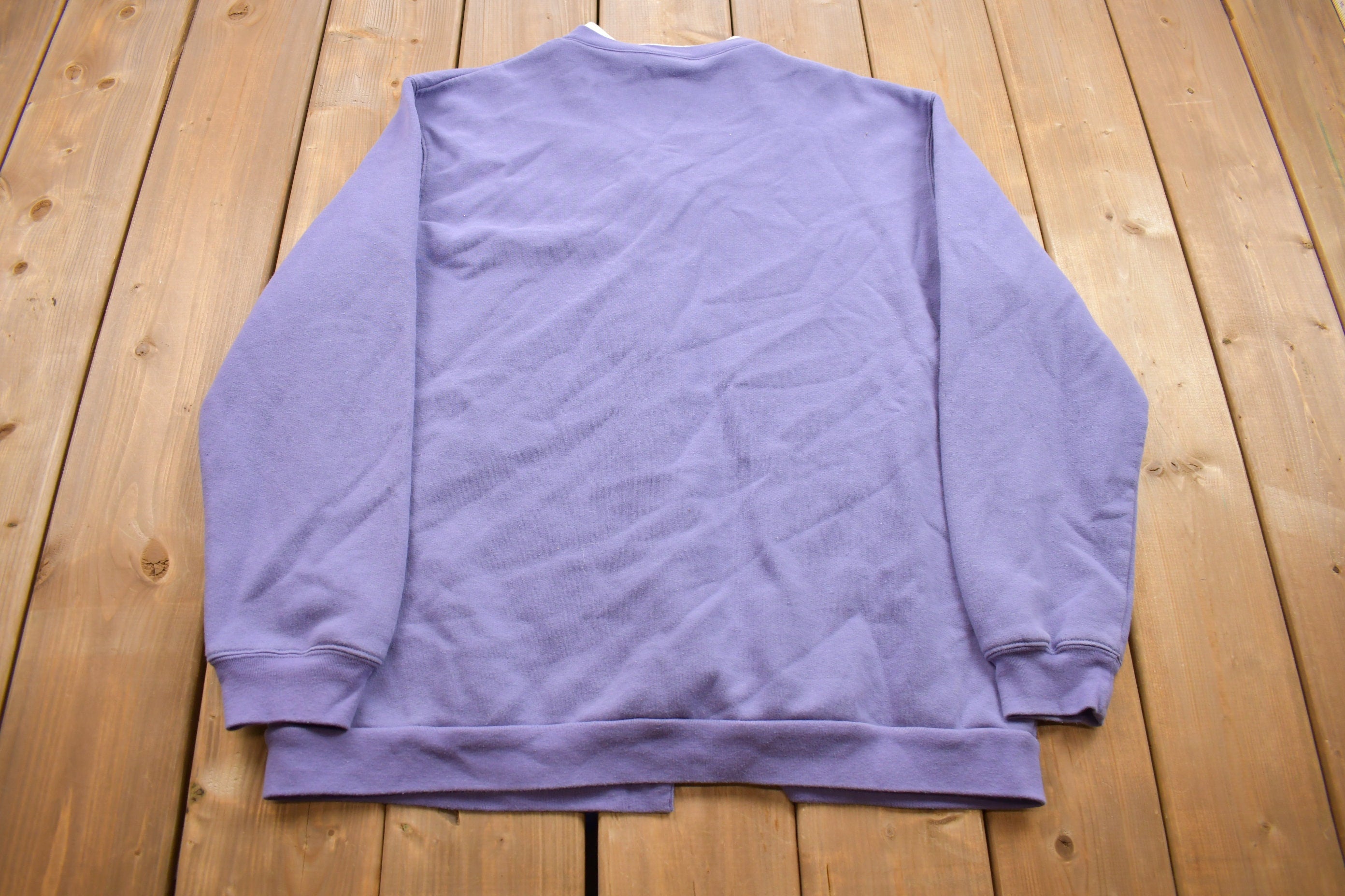 Vintage 1990s Jenny Buchanan Flower Details Cardigan Sweater