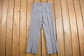 Vintage 1970s Pleated Striped Trousers Size 29 x 29.5