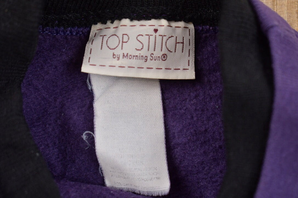 Vintage 1990s Top Stitch Cute Hearts Crewneck Sweater