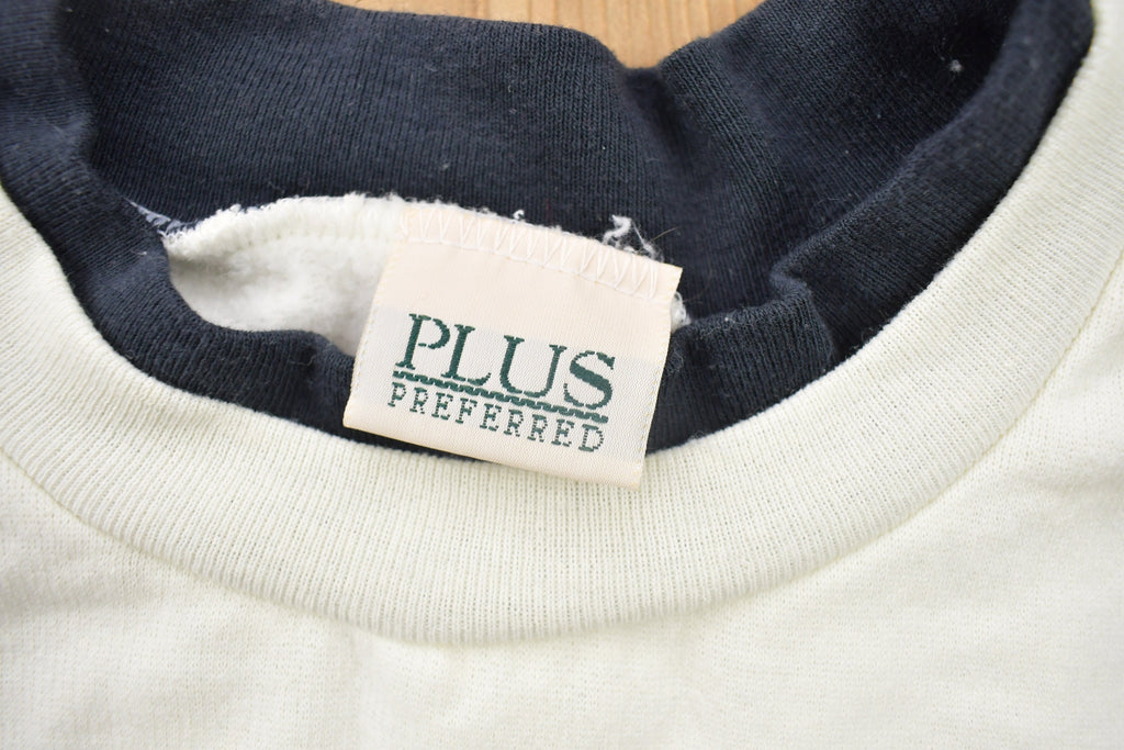 Vintage 1990s Cute Cottage Scene Crewneck Sweatshirt