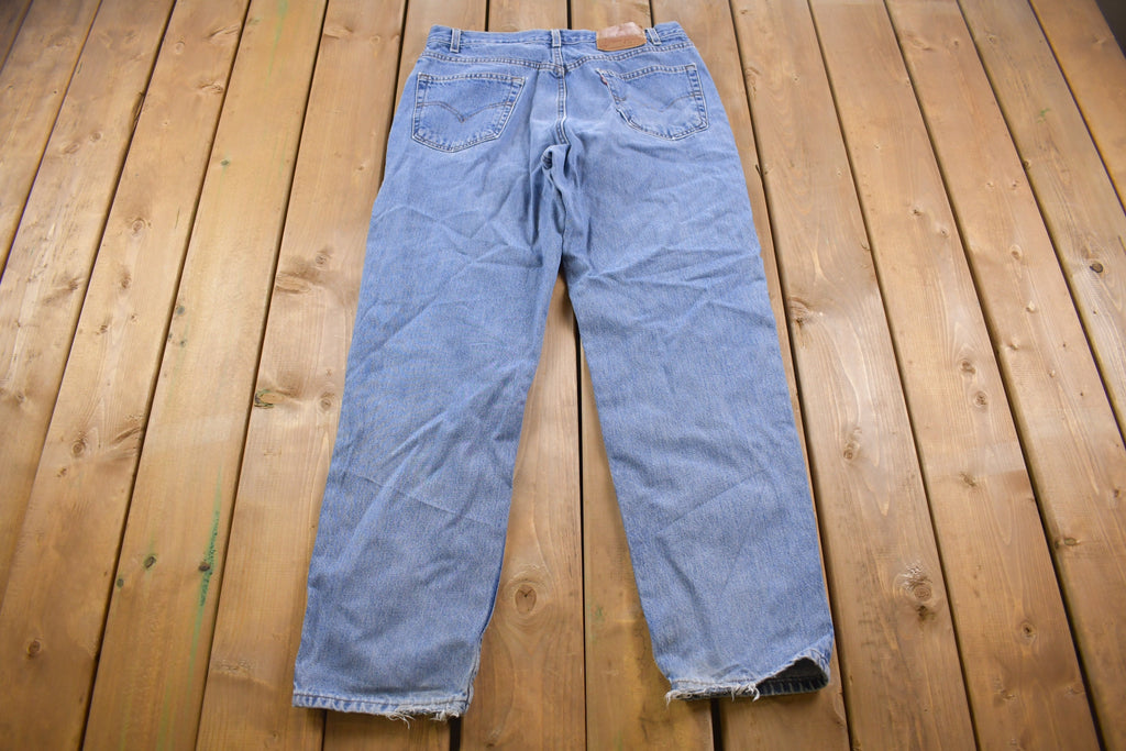 Vintage 1990s Levi's 550 Red Tab Jeans Size 34 x 31 / Made in USA / 90s Denim / Streetwear Fashion / Vintage Denim / Jeans / Vintage Levi's