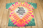 Vintage 1992 Grateful Dead Lithuania Barcelona All Over Print Band T-shirt