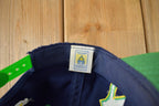 Vintage 1990s University Of Notre Dame Collegiate Big Logo Snap Back Hat  Fighting Irish  90s Snap Back  Vintage Hat  Embroidered