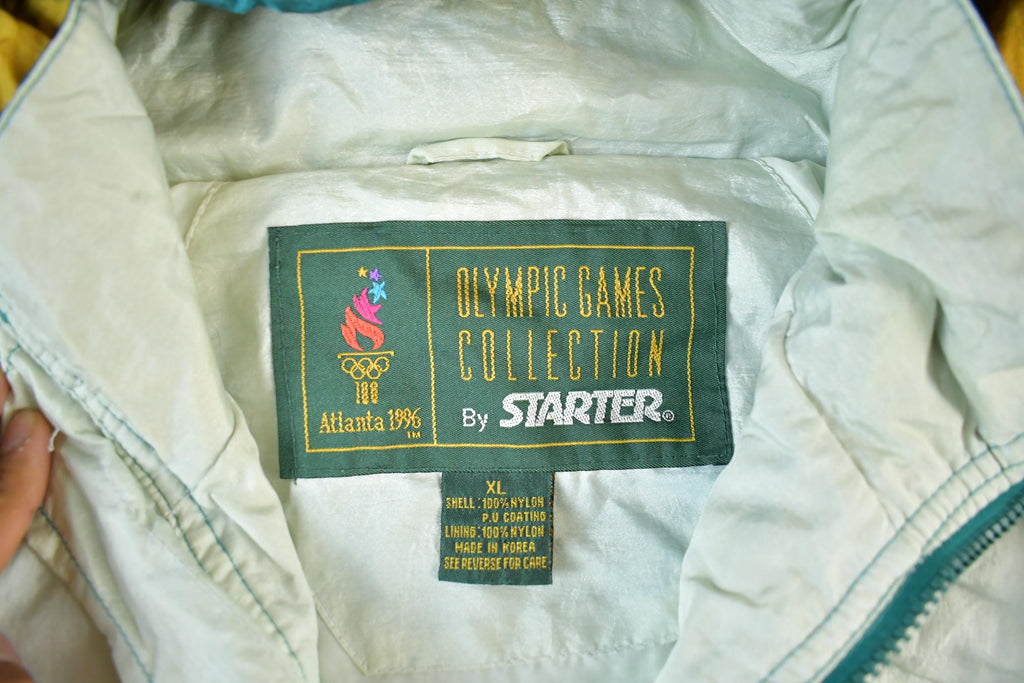 Vintage 1996 Atlanta Olympics Games Collection Starter Windbreaker Men's XL