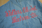 Vintage 1950s 1960s Reynolds Garage Mechanic Shop Coat Light Jacket Men's 44