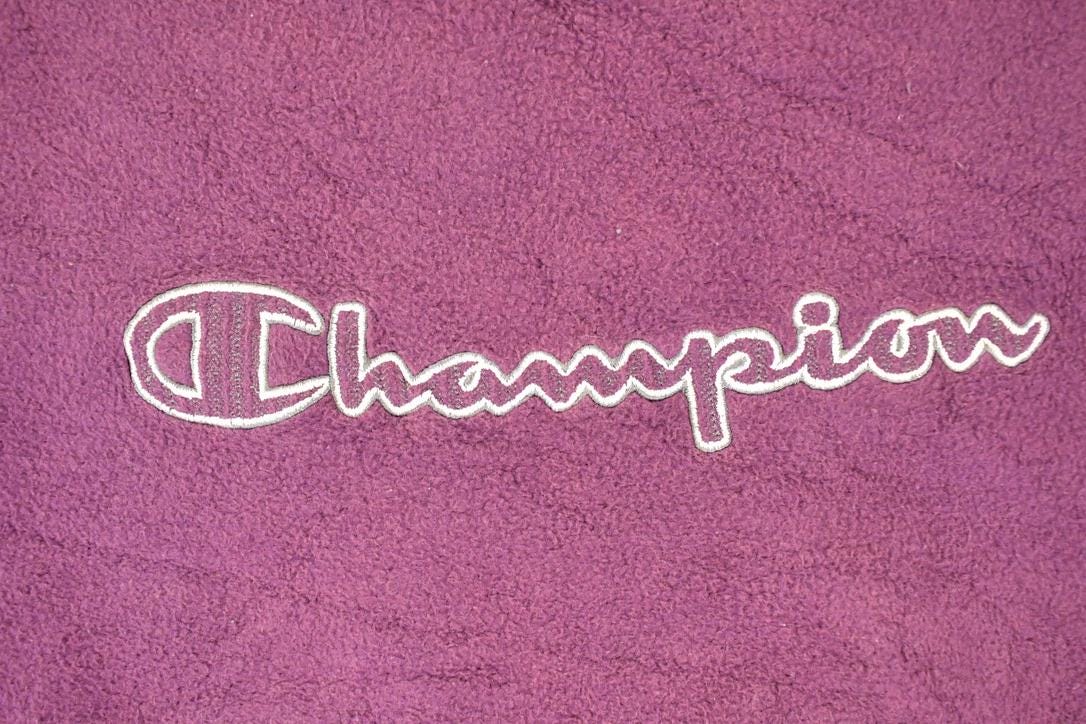 Vintage 1990s Champion Fleece Sweatshirt Men's L