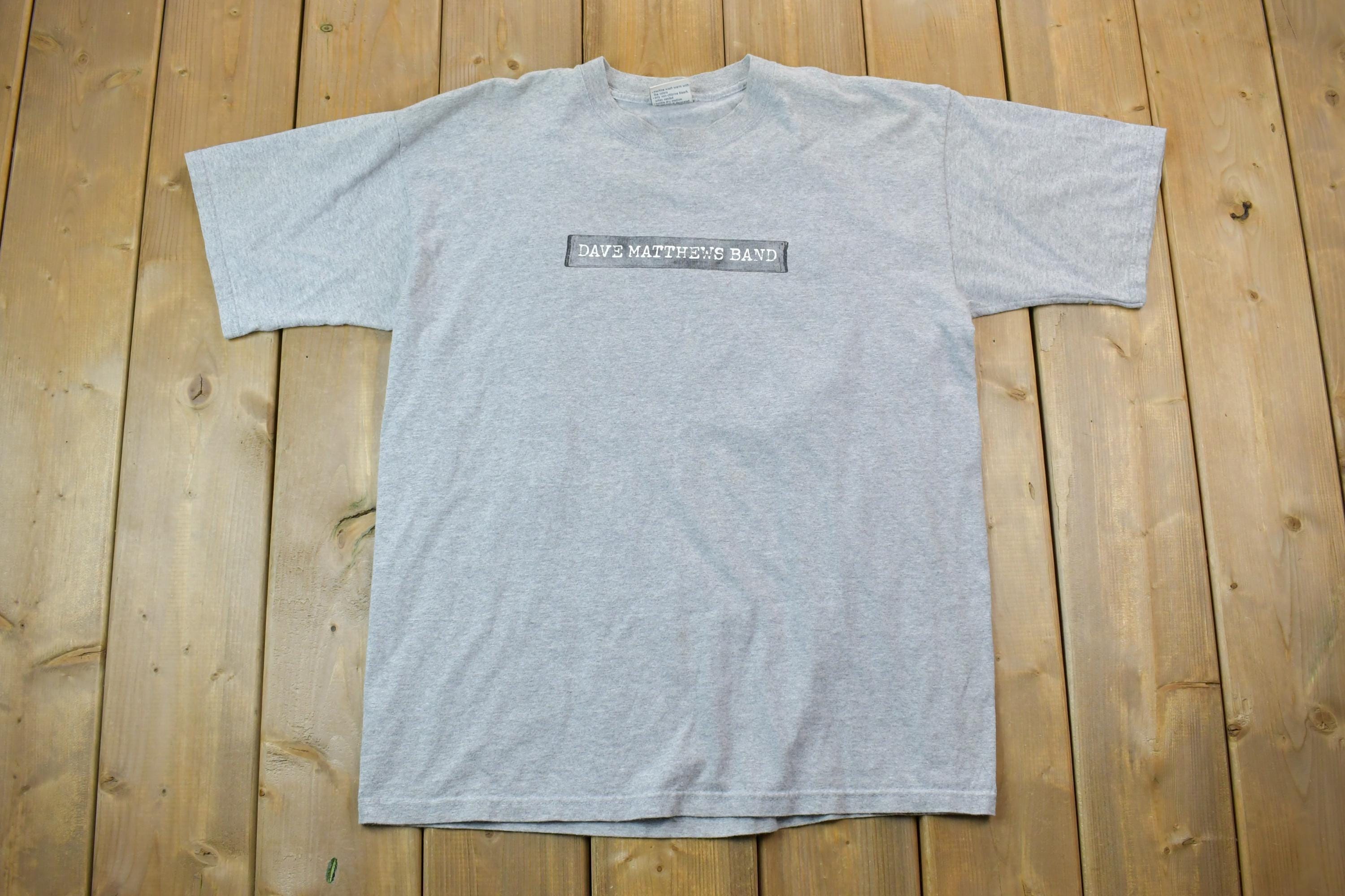 Vintage 2002 Dave Matthews Spring Tour Band Music Today T-shirt