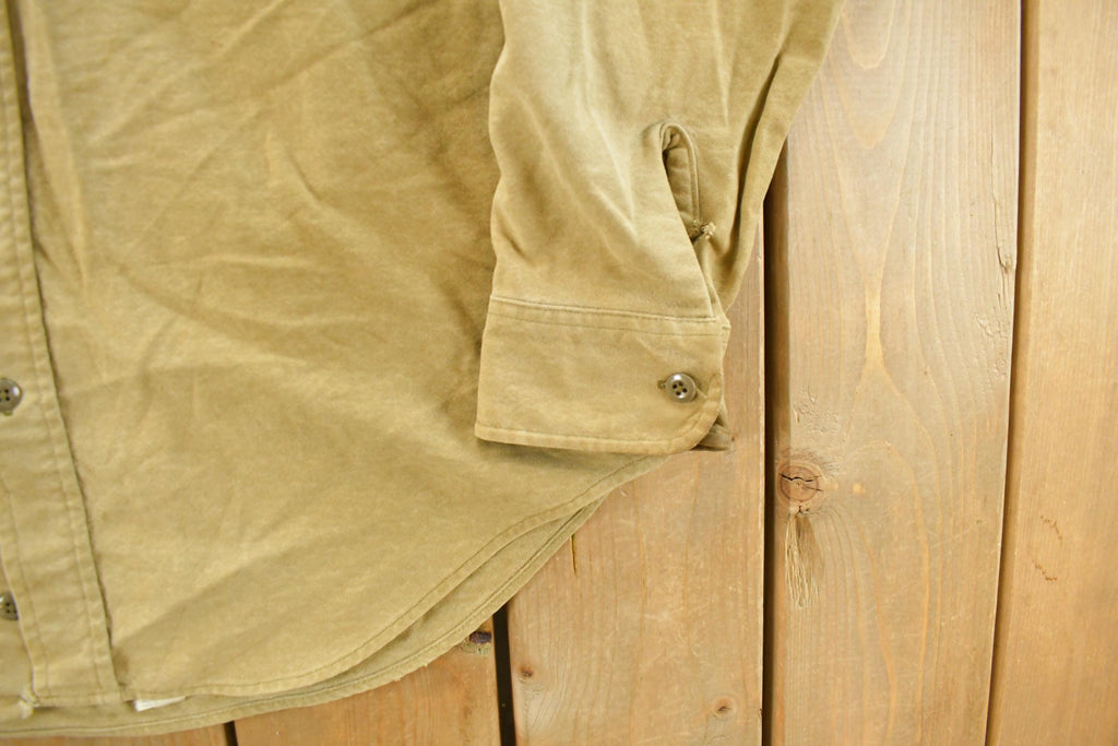 Vintage 1990s Woolrich Cloth Button Up Shirt Men's Large