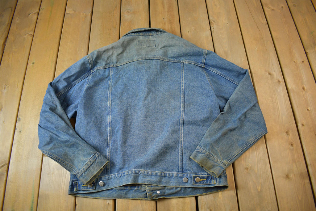 Vintage Y2K Wrangler Denim Trucker Jacket - Large