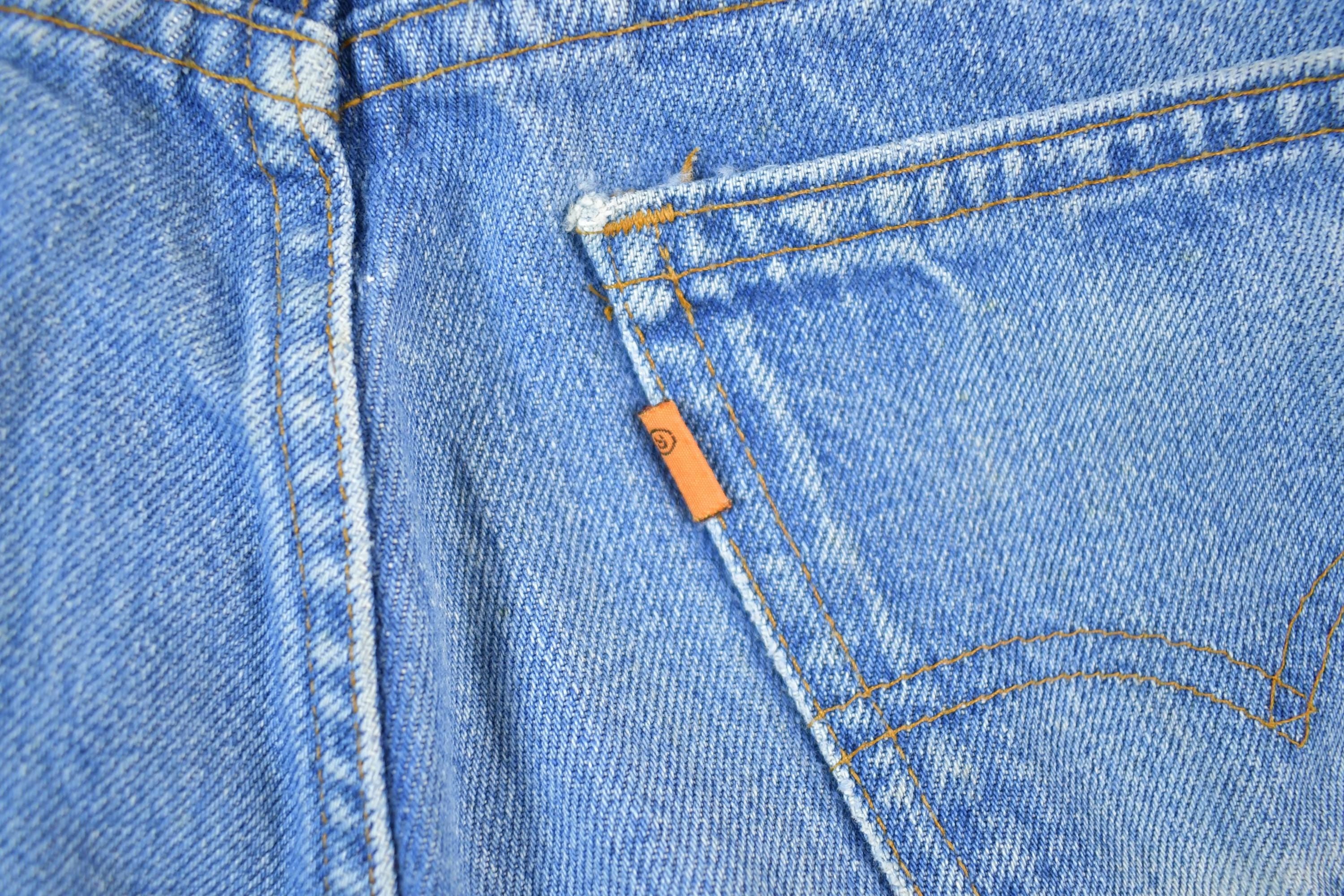 Vintage 1990s Levi Strauss Orange Tab 619 Denim Jeans Size 30 x 27